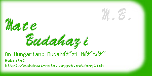 mate budahazi business card